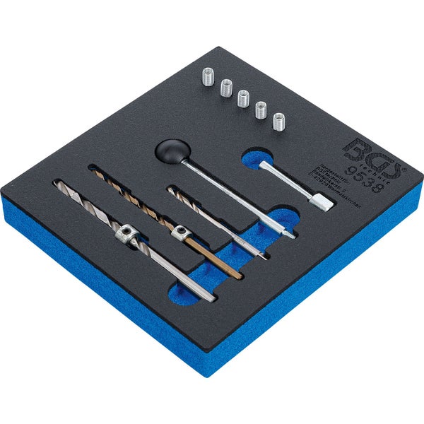 Bohrer-Set in Schaumstoffeinlage