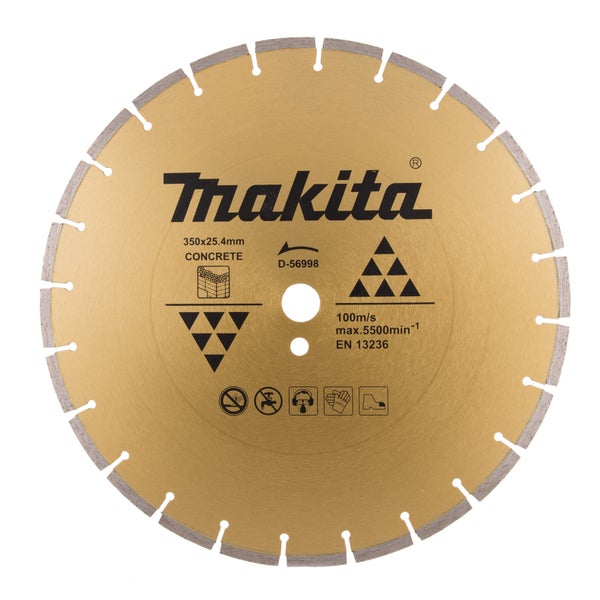 Makita Diamanttrennscheibe 350 x 25,4 mm - D-56998