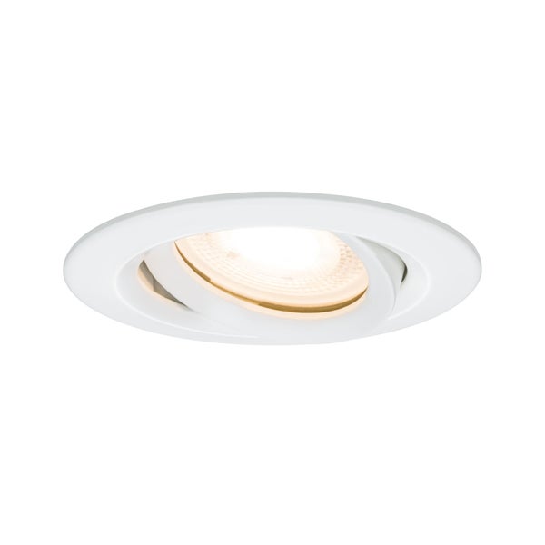 Einbauleuchte Nova Plus schwenkbar IP65 rund 93mm 30° GU5,3 / GU10 max. 35W 230/12V dimmbar Weiß matt