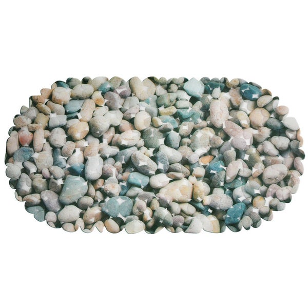 FLOORDIREKT Wanneneinlage Stone - Badewanneneinlage - Duschmatte 69 x 36 cm