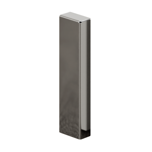 Rechteckiger Metallgriff