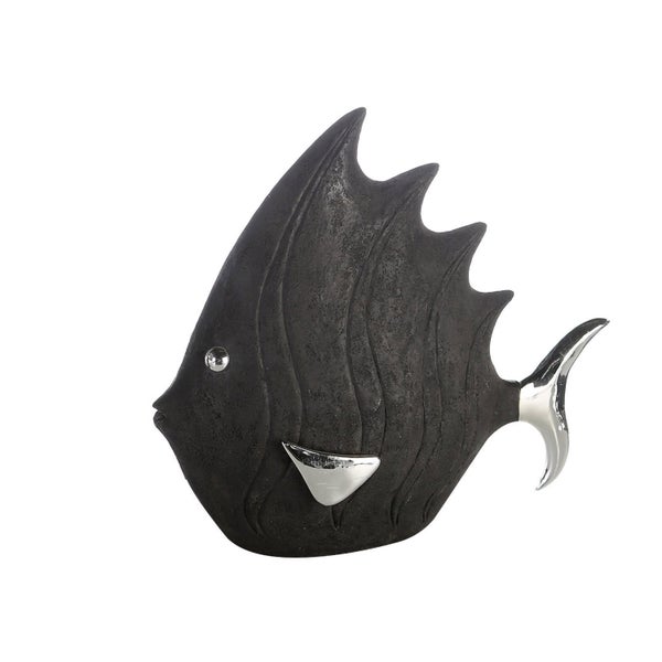 Figur GILDE Dekoration Höhe 33cm Breite 36cm schwarz Kunstharz