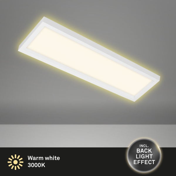 LED Deckenleuchte Deckenlampe Backlight-Effekt 22 W weiß Kunststoff Briloner