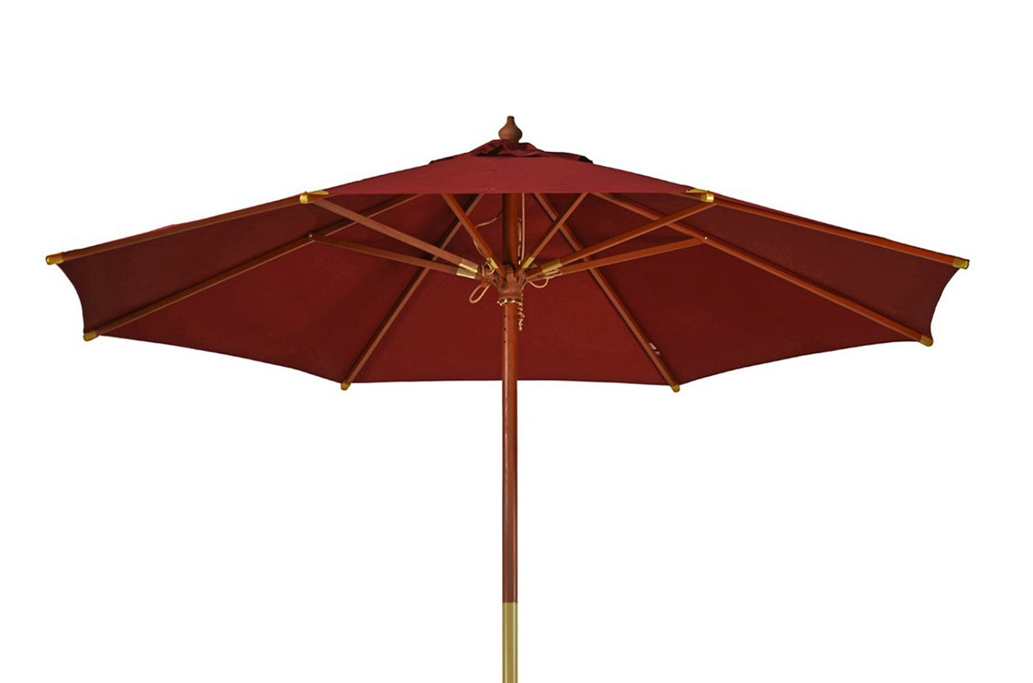 Sonnenschirm 240 cm rot bordeaux kippbar Windauslass UV-Schutz 50