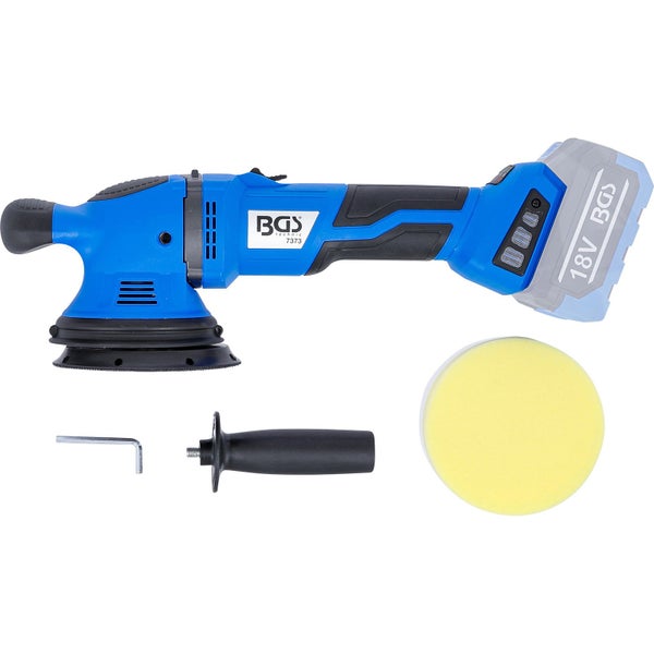 BGS Technic Akku-Poliermaschine mit Zubehör