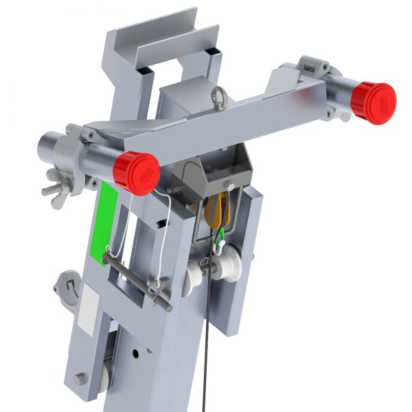 Altrex Modulare Dreiecksbühne Euro 4-6 mit Handwinde MTB 4m lang