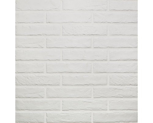 Brickfliese Brique Indus weiss 6x25 cm