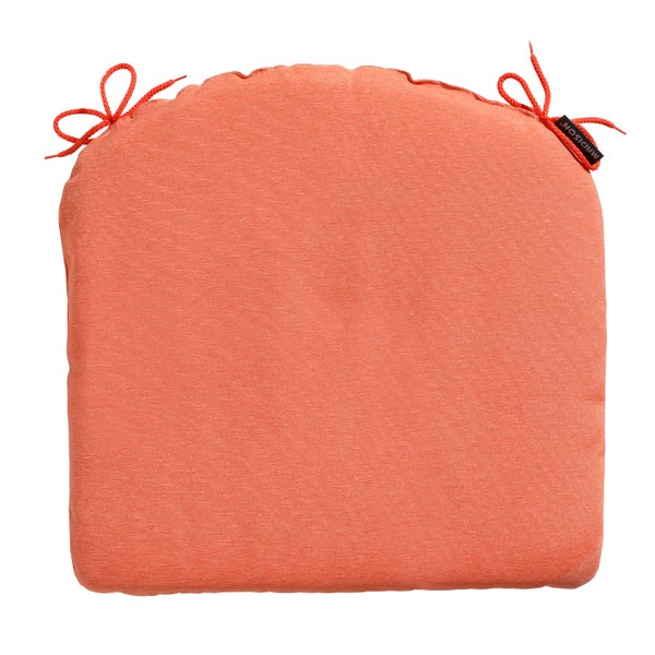 Sitzkissen Panama Flame Orange - Ca. 46x48 cm - 4er-Set