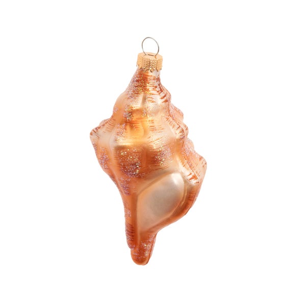 Dekorative Muschel als Christbaumschmuck