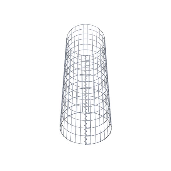 Gabionensäule Durchmesser 47 cm, MW 5 x 10 cm rund - Höhe: 1,40 m