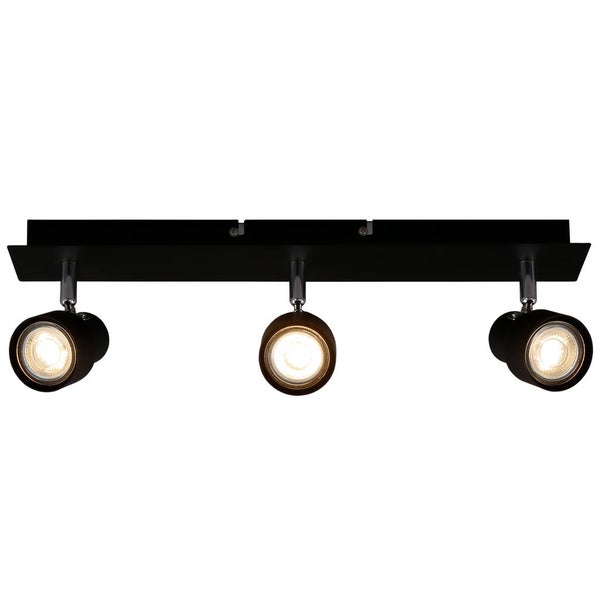 LED Deckenspot Deckenlampe 3xGU10 inkl. dreh-& schwenkbar 5W Schwarz Briloner