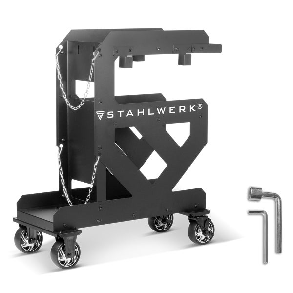 Stahlwerk Schweißwagen mit Rollen und Werkzeug