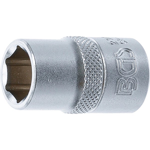 BGS Steckschlüssel-Einsatz Sechskant Antrieb Innenvierkant 12,5 mm (1/2) SW 14 mm - 2914