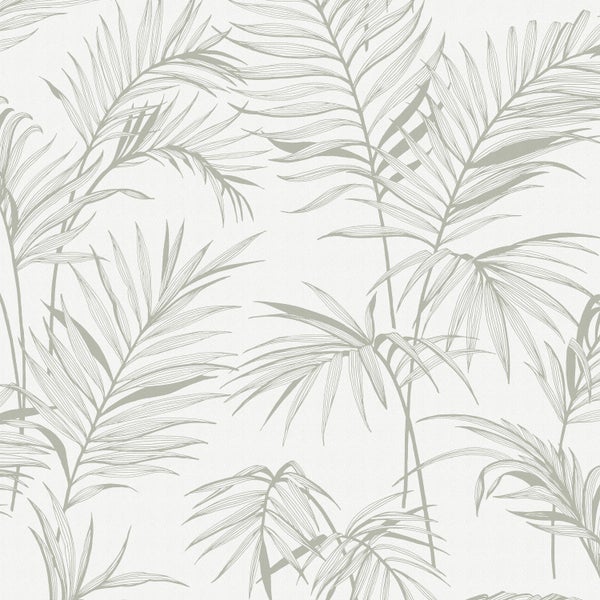 Tapete mit Palmenblattmuster
