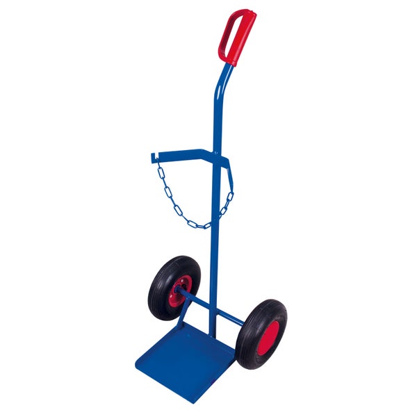 Sackkarre mit zwei Rädern, Griff und Kette
