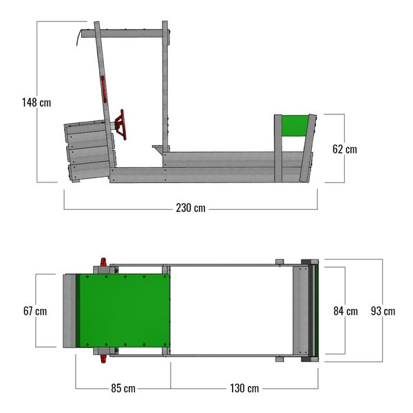 Schiebetor inklusive Torantrieb und Zubehör