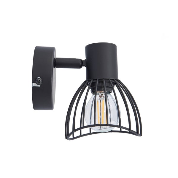 Lindby Deckenlampe Piena (Modern) in Schwarz aus Metall (1 flammig, E14) - Deckenleuchte Lampe Wohnzimmerleuchte