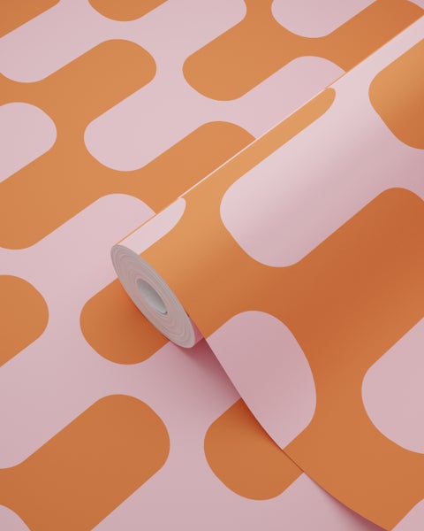 Tapetenrolle mit grafischem Muster