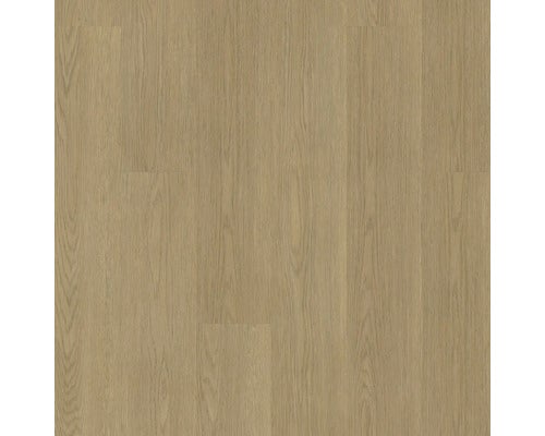 Laminatboden in Eichenoptik mit sichtbarer Holzmaserung.