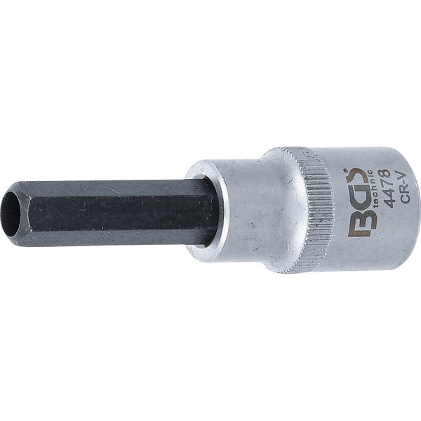 BGS Injektor-Einsatz Antrieb Innenvierkant 12,5 mm (1/2) Abtrieb Innensechskant 10 mm - 4478