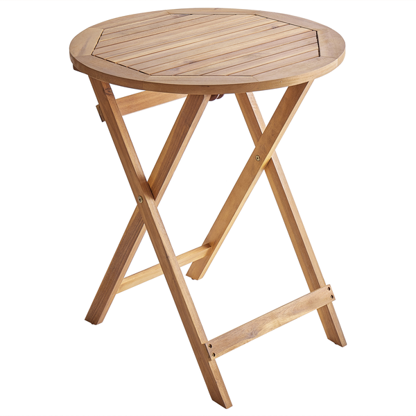 Outdoor Bistrotisch PROSSEDI 60 cm 60 cm Akazienholz Braun