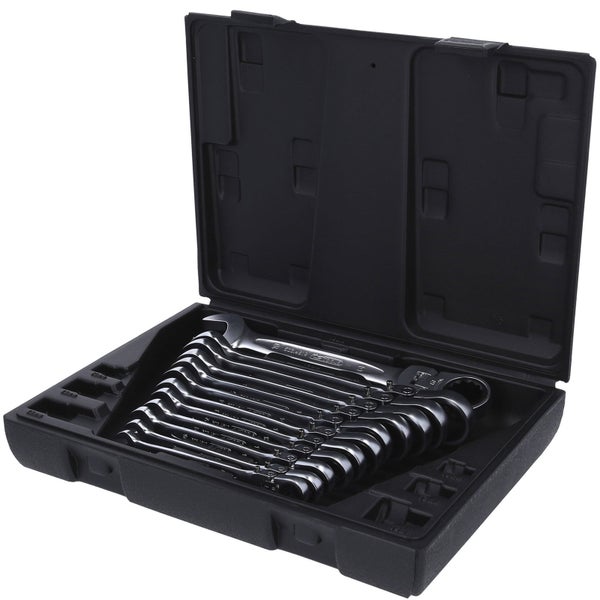 KS TOOLS GEARplus Gelenk-Ratschenringmaulschlüssel-Satz 12tlg.feststellbar - 503.4865