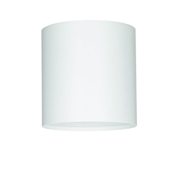 Weiße Deckenleuchte in Zylinderform