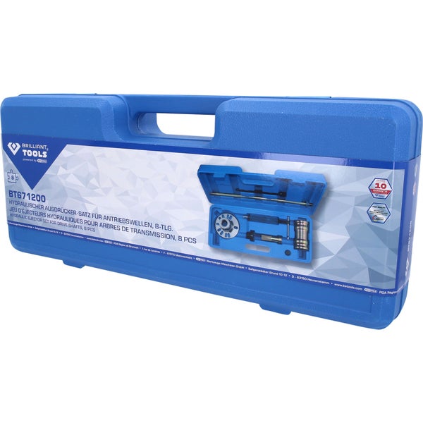 BRILLIANT TOOLS Hydraulischer Ausdrücker-Satz für Antriebswellen 8tlg. - BT671200