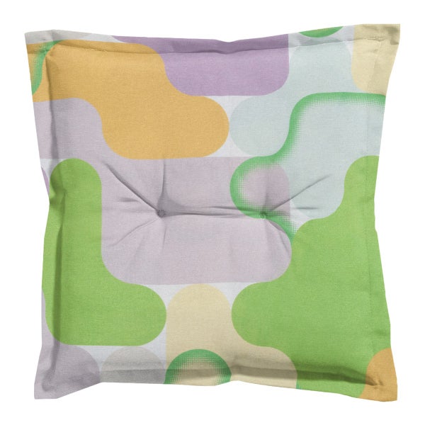 Sitzkissen Grafi flieder - ca. 50x50 cm - 4er-Set