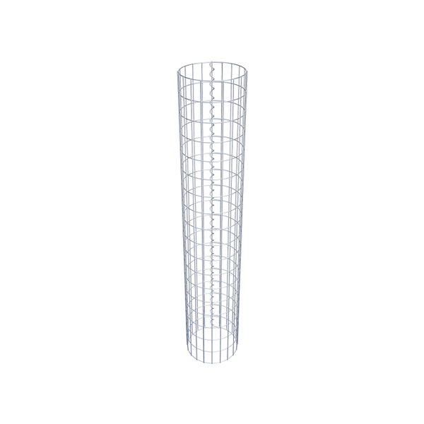 Gabionensäule Durchmesser 32 cm, MW 5 x 10 cm rund - Höhe: 1,80 m