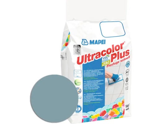 Mapei Ultracolor Plus Flexfuge schnell, 5 Kilogramm Packung mit Farbbeispiel