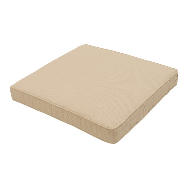 Lounge Profi-Line Sitzkissen Beige Canvas Eco+ - ca. 60x60 cm - 2er-Set