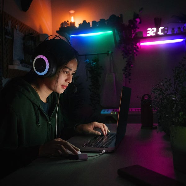LED Streifen 5 m - smart, dimmbar, USB, Farbwechsel, Magic RGB