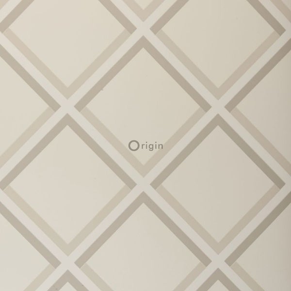 Origin Wallcoverings Tapete geometrisches Motiv Beige - 52 cm x 10.05 m - 307128
