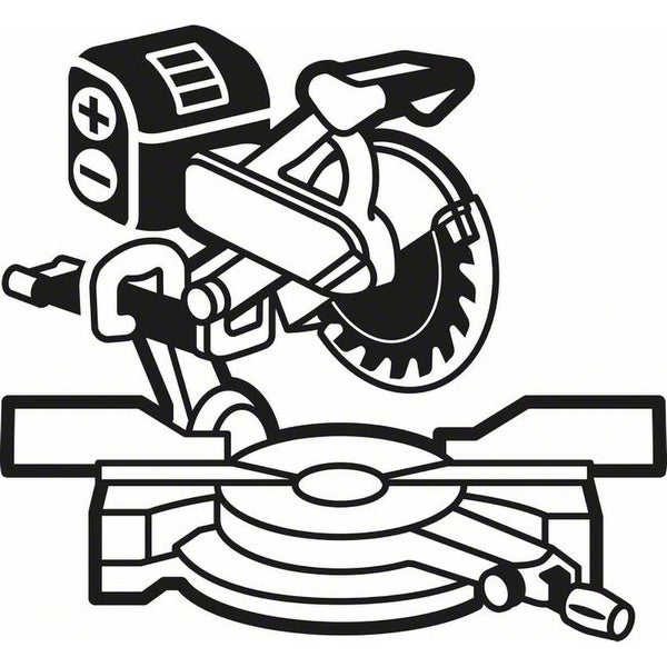 Bosch Kreissägeblatt für Akkusägen Expert for Wood, 254 x 2,1/1,6 x 30, 24 Zähne - 2608644685