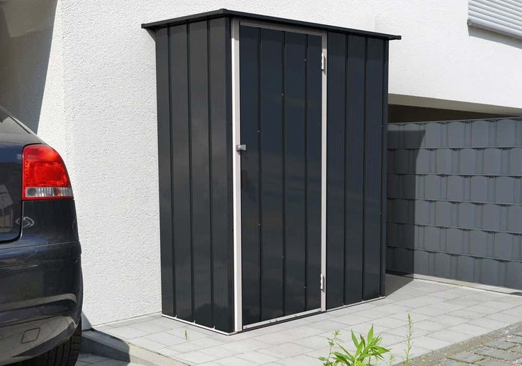 Metall Gerätehaus 148x68  Gartenhaus Schiebetür