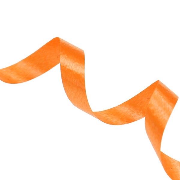 Orangefarbenes Geschenkband