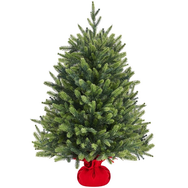 Künstlicher Tannenbaum im Sack