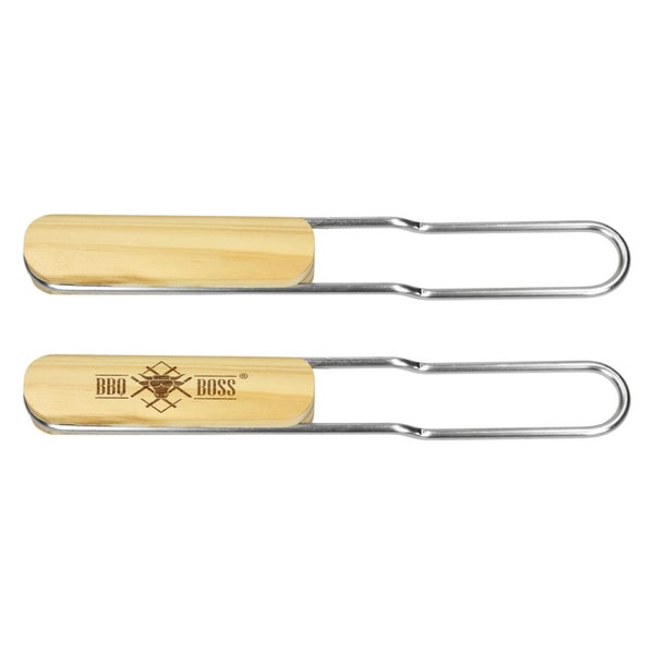ECD Germany Rechteckiger Edelstahl Grillrost mit abnehmbaren Griffen 60 x 40 cm - robust & rostfrei - für Grillkamin Buschbeck Gasgrill Feuerschalen Feuerkorb - Edelstahlgrillrost Grill Rost Zubehör