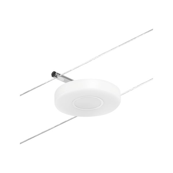 CorDuo LED Seilsystem DiscLED Einzelspot 200lm 4,5W 3000K 12V Chrom matt, Chrom