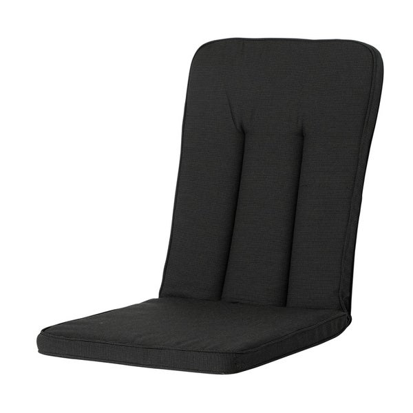 Hochlehnerauflage Excelsior/Primero/Balero Rib schwarz - Ca. 110x48 cm - 4er-Set