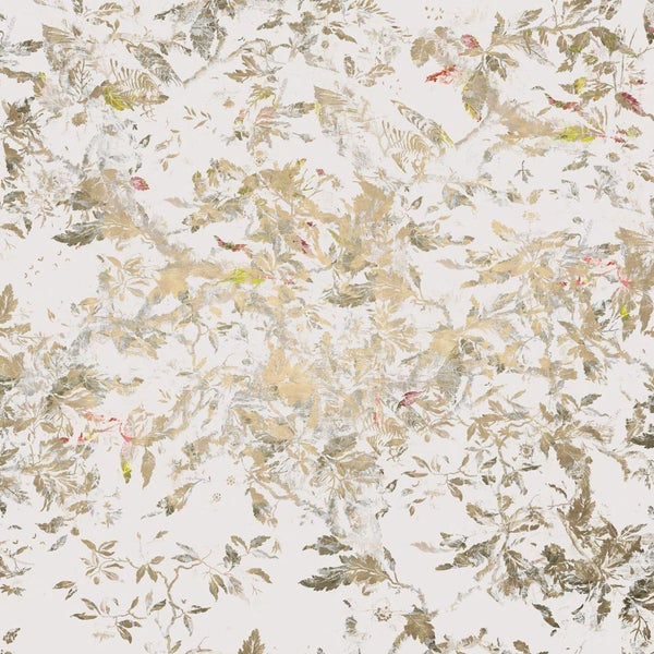 Tapete mit Blätter- und Pflanzenmuster