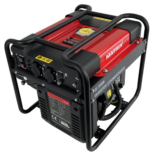 Inverter Stromerzeuger Matrix IG 3500i – Benzin, 3500 Watt, leise, tragbar
