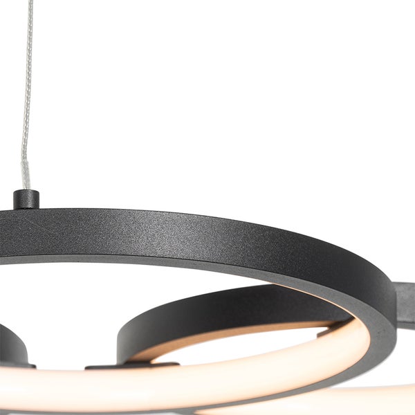 Moderne LED-Hängeleuchte mit ringförmigem Design