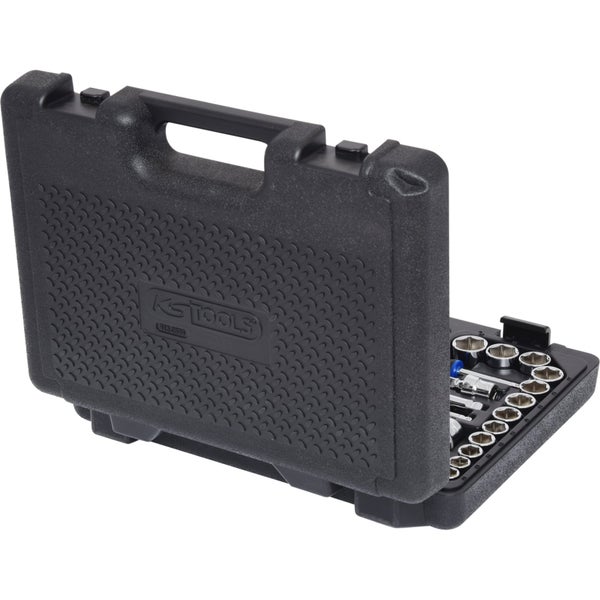 Werkzeugkoffer mit Steckschlüsseleinsätzen, Bits und Ratschen