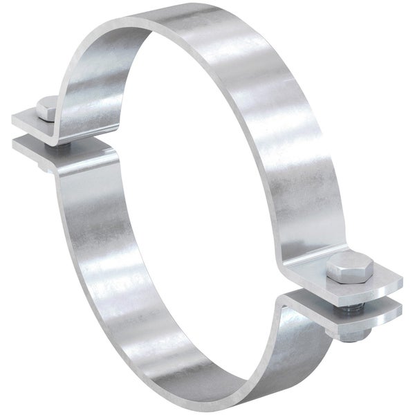 Rohrschelle mit Schrauben zur Rohrbefestigung