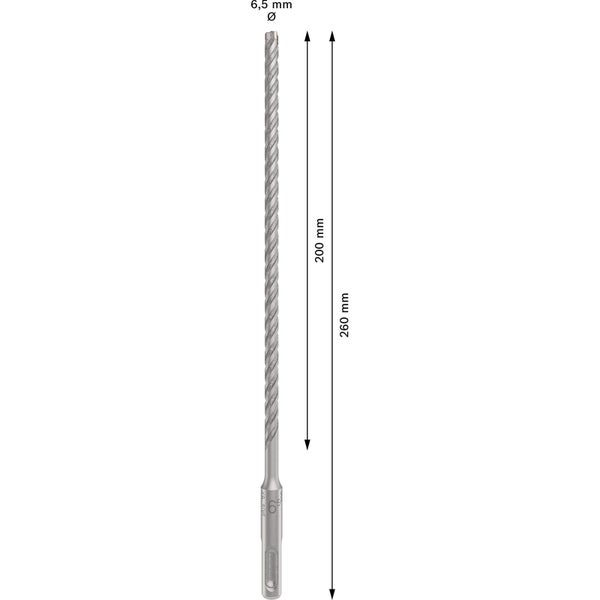 Bosch PRO SDS plus-5X Hammerbohrer 6,5 x 200 x 260 mm - 2608833784