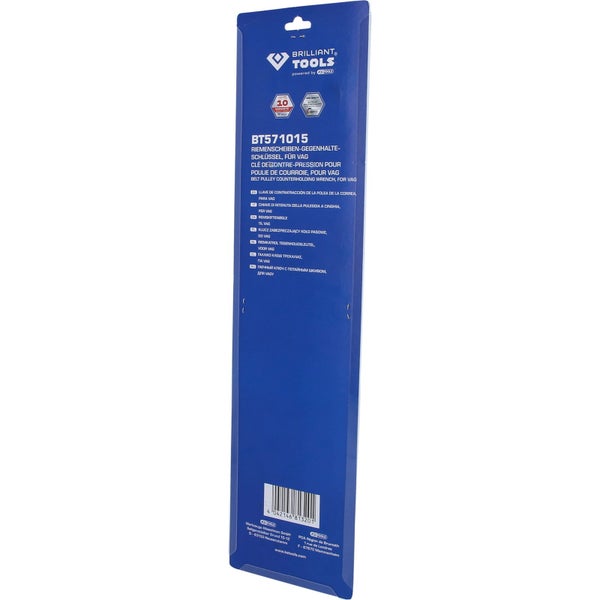 Brilliant Tools Riemenscheiben-Gegenhalteschlüssel für VAG in Verpackung