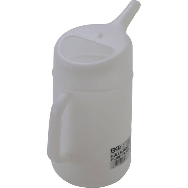 BGS technic Füllkanne aus HDPE-Kunststoff, 4 Liter Fassungsvermögen, mit Griff und Ausgießer.