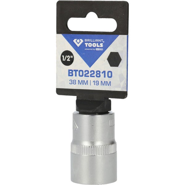 BRILLIANT TOOLS 1/2 Sechskant-Stecknuss 19 mm - BT022810